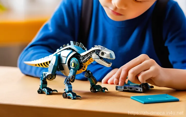 공룡메카드 완구 시장의 점유율 - **Prompt 1: Dynamic Mecha Transformation**
    "A vibrant, action-packed scene of a highly detailed ...